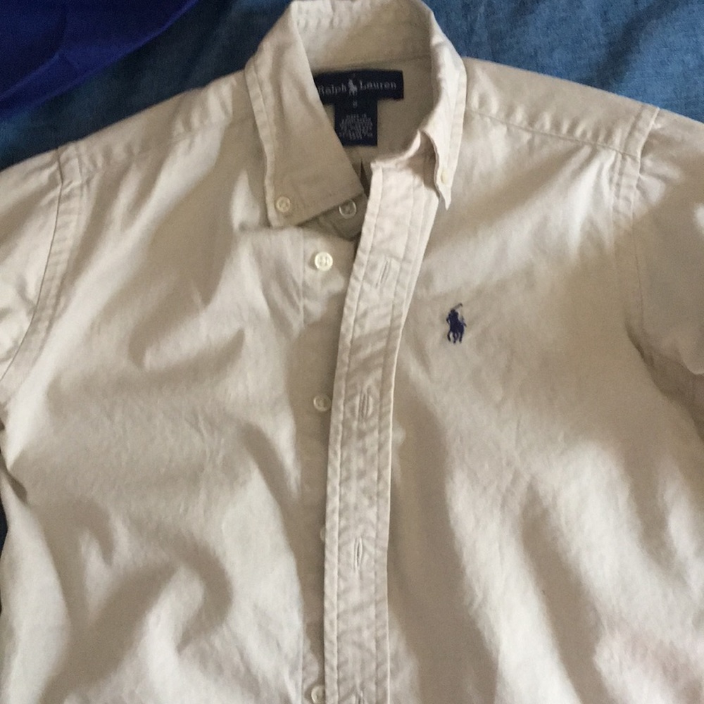 Ralph Lauren kids 5 button down shirt like new